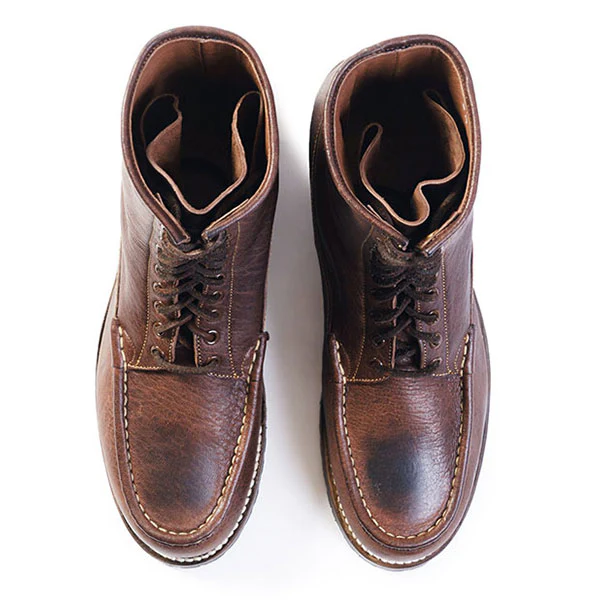 MOHAWK MOCCASIN BOOTS / EZO DEERSKIN / BURNT MOCHA - Image 6