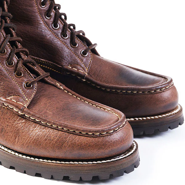 MOHAWK MOCCASIN BOOTS / EZO DEERSKIN / BURNT MOCHA - Image 8