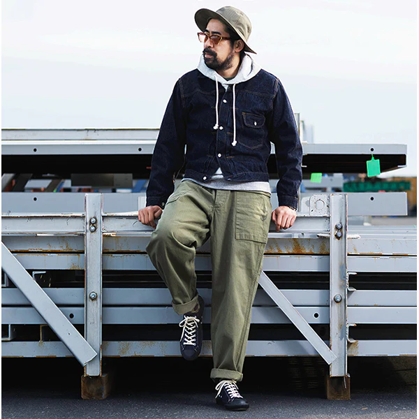 CHAMPION SNEAKER / JAPANESE INDIGO DENIM - Image 8