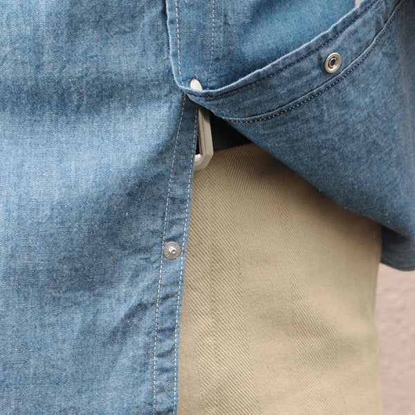 LONE STAR SHIRT / COTTON CHAMBRAY / BLUE - Image 9