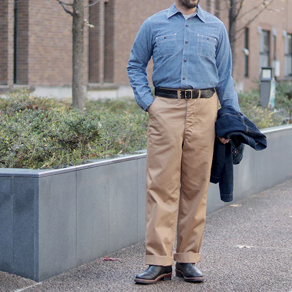M-1950 TROUSERS COTTON KHAKI / MILITARY WEST POINT - Image 4