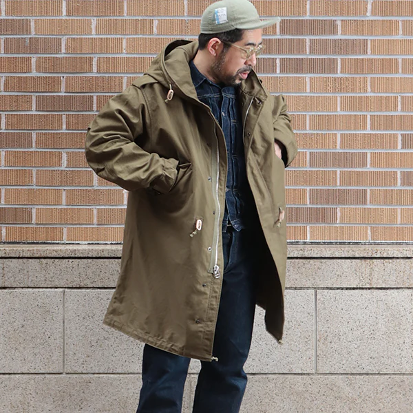 M-1951 PARKA-SHELL / ORIGINAL MILITARY BACK SATIN / OLIVE