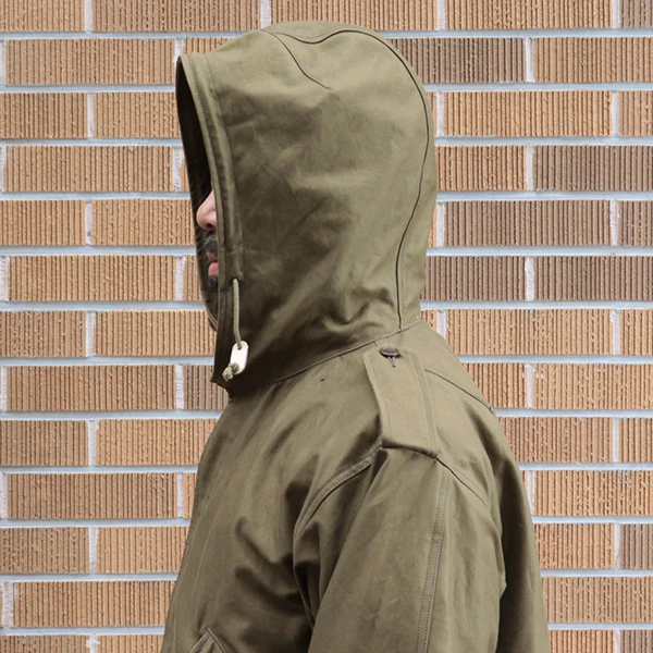 M-1951 PARKA-SHELL / ORIGINAL MILITARY BACK SATIN / OLIVE - Image 10