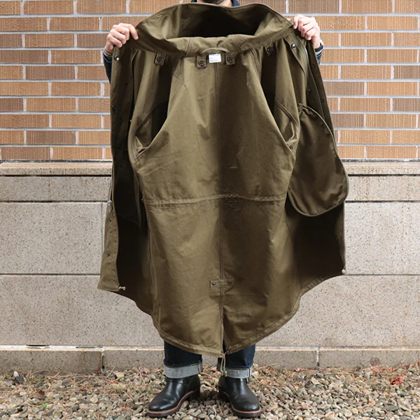 M-1951 PARKA-SHELL / ORIGINAL MILITARY BACK SATIN / OLIVE - Image 14
