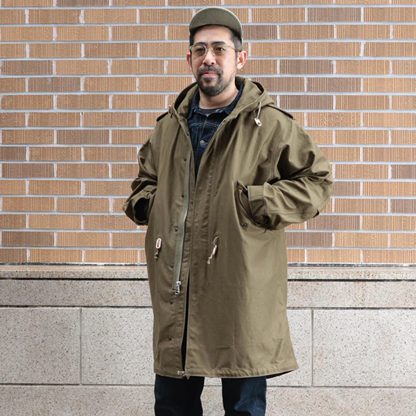 M-1951 PARKA-SHELL / ORIGINAL MILITARY BACK SATIN / OLIVE - Image 2