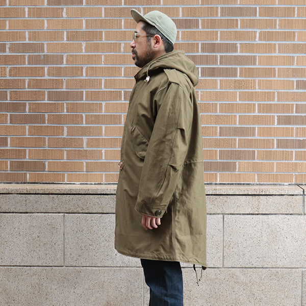 M-1951 PARKA-SHELL / ORIGINAL MILITARY BACK SATIN / OLIVE - Image 4