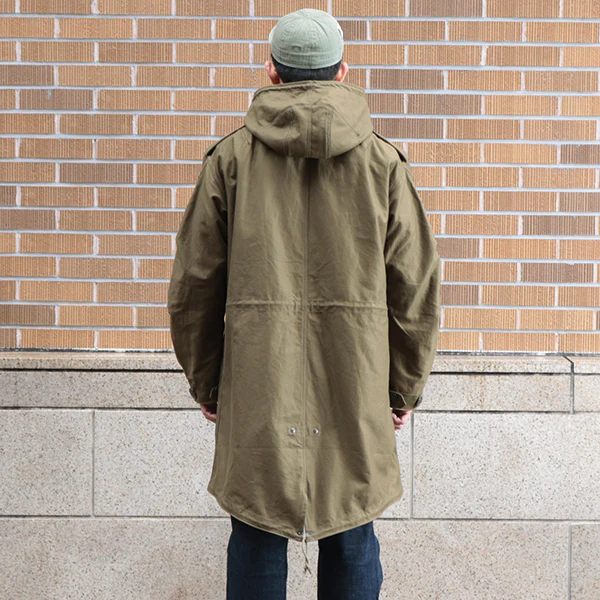 M-1951 PARKA-SHELL / ORIGINAL MILITARY BACK SATIN / OLIVE - Image 5