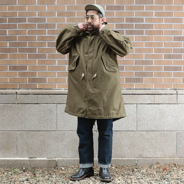 M-1951 PARKA-SHELL / ORIGINAL MILITARY BACK SATIN / OLIVE - Image 6