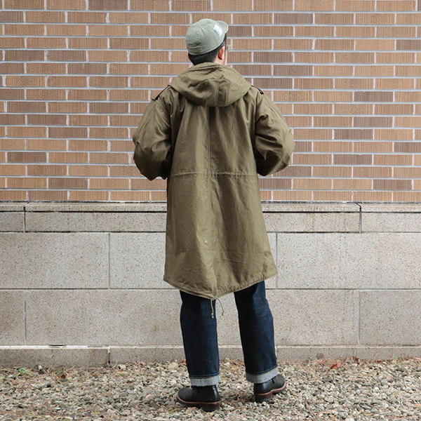 M-1951 PARKA-SHELL / ORIGINAL MILITARY BACK SATIN / OLIVE - Image 8