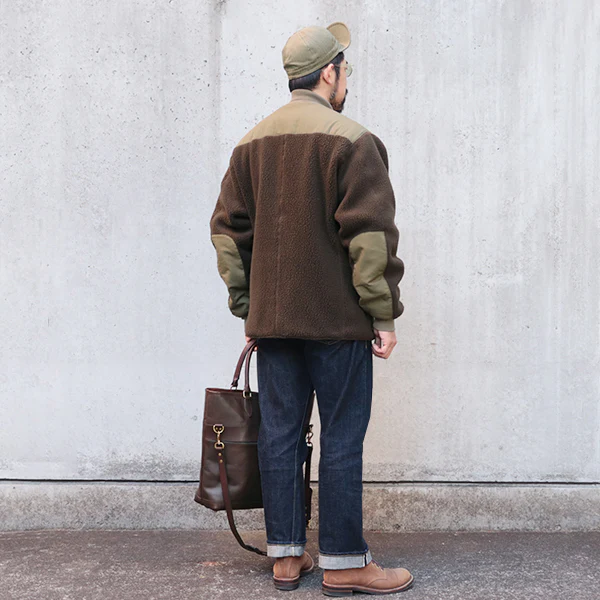 M-43 INDIPENDENT / REVERSIBLE PILE JACKET / POLARTEC THERMAL PRO / OLIVE - Image 16