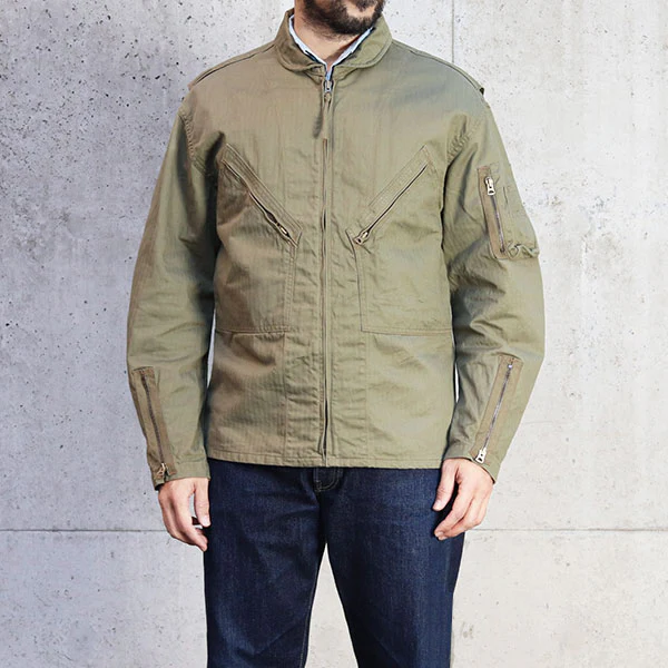 ATOLL FLYERS JACKET / OLIVE HBT