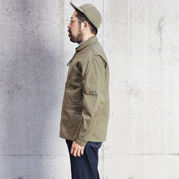 ATOLL FLYERS JACKET / OLIVE HBT - Image 2