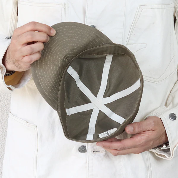 MECHANIC CAP / VINTAGE HEAVY WEIGHT HERRINGBONE TWILL - Image 5