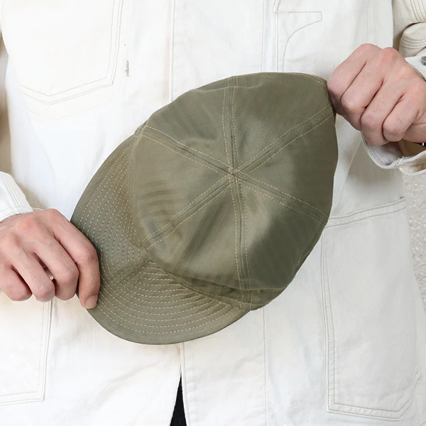 MECHANIC CAP / VINTAGE HEAVY WEIGHT HERRINGBONE TWILL - Image 6