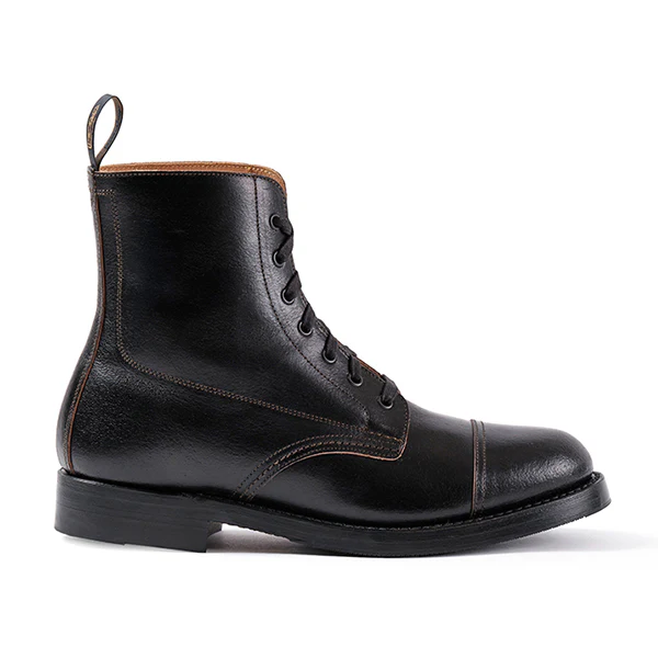 MONTGOMERY BOOTS / HORWEEN LEATHER SHF / BLACK - Image 4