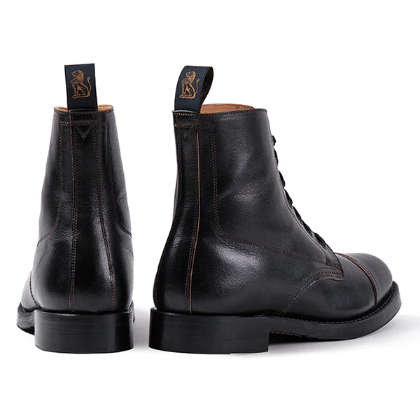 MONTGOMERY BOOTS / HORWEEN LEATHER SHF / BLACK - Image 5