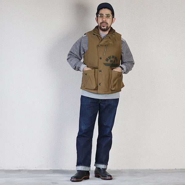 WINTER AVIATORS VEST CUSTOM MODEL / MUROC RACING ASSOCIATION / JUNGLE CLOTH - Image 4