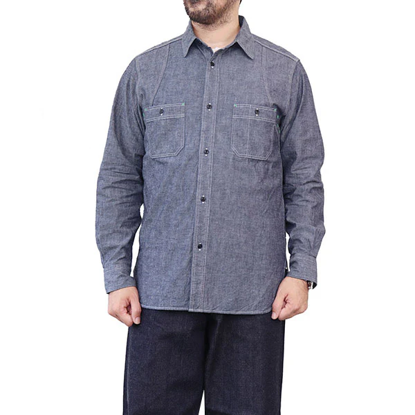 NEW MEDICAL SHIRT / INDIGO CHAMBRAY