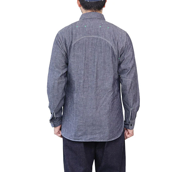 NEW MEDICAL SHIRT / INDIGO CHAMBRAY - Image 2