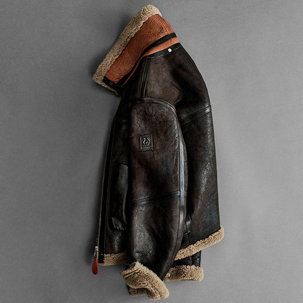 NIGEL CABOURN × BELSTAFF / COASTAL COMMAND JACKET / DARK BROWN - Image 6