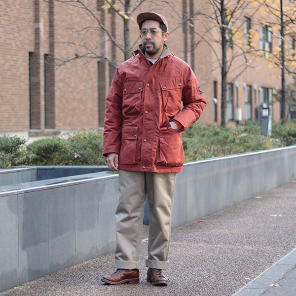 NIGEL CABOURN × BELSTAFF / DERWENT TRIALMASTER / DARK ORANGE - Image 4