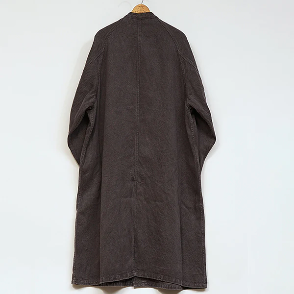 OX'ED SILVER / ARCHITECT COAT HEMP DENIM / CHARCOAL GRAY - Image 3