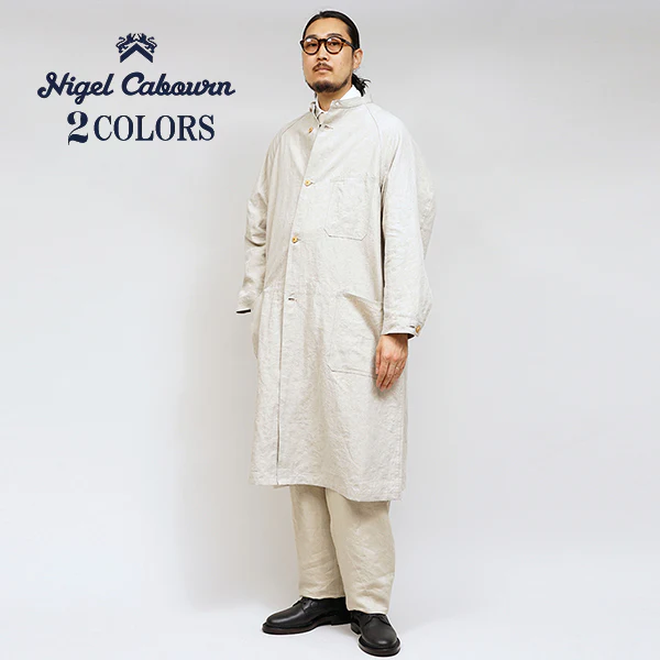 OX'ED SILVER / ARCHITECT COAT LINEN NIDOM