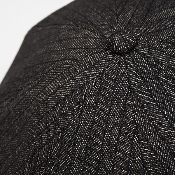 OX'ED SILVER / BLACKSMITH CASQUETTE STRIPE / CHARCOAL GRAY - Image 3