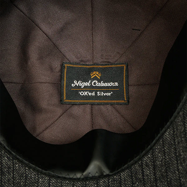 OX'ED SILVER / BLACKSMITH CASQUETTE STRIPE / CHARCOAL GRAY - Image 4