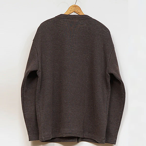 OX'ED SILVER / BLACKSMITH HENLEY NECK SHIRT - Image 7