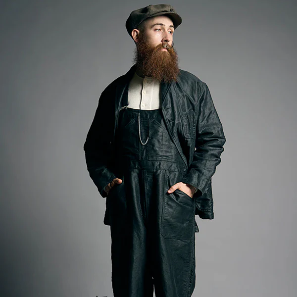 OX'ED SILVER / COAL MINER DUNGAREES / CHARCOAL GRAY