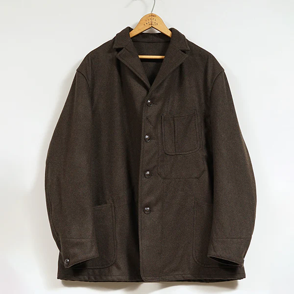 OX'ED SILVER / COAL MINER JACKET / BILLIARD CLOTH / BLUE GRAY - Image 2
