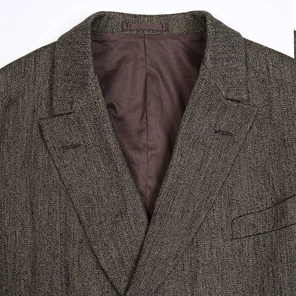 OX'ED SILVER / ENGINEER DB JACKET SALT & PEPPER / CHARCOAL GRAY - Image 4