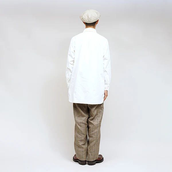 OX'ED SILVER / ENGINEER SHIRT COTTON PIN OX / OFF WHITE - Image 14
