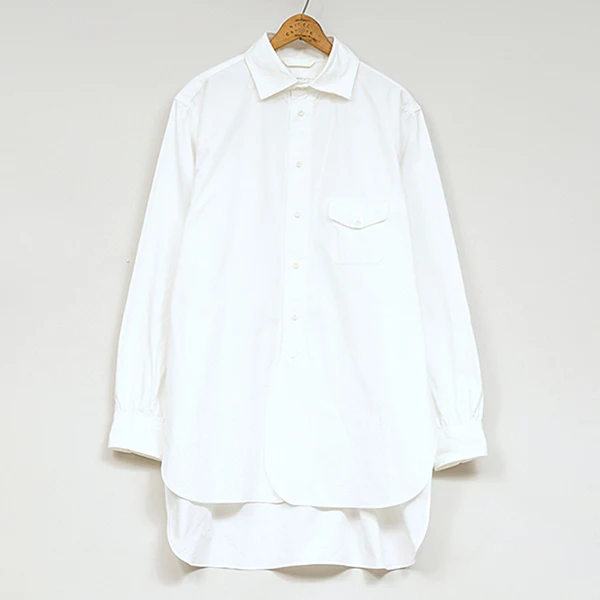 OX'ED SILVER / ENGINEER SHIRT COTTON PIN OX / OFF WHITE - Image 2
