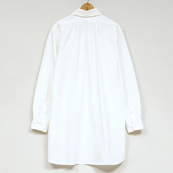 OX'ED SILVER / ENGINEER SHIRT COTTON PIN OX / OFF WHITE - Image 3