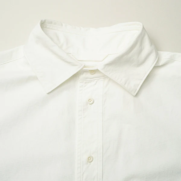 OX'ED SILVER / ENGINEER SHIRT COTTON PIN OX / OFF WHITE - Image 4