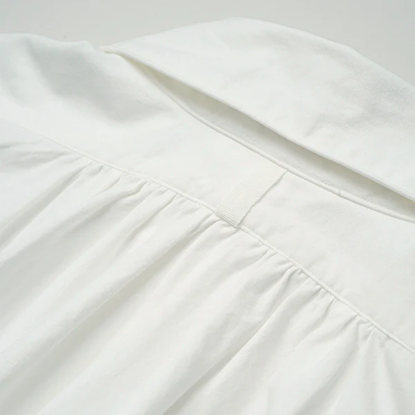 OX'ED SILVER / ENGINEER SHIRT COTTON PIN OX / OFF WHITE - Image 6