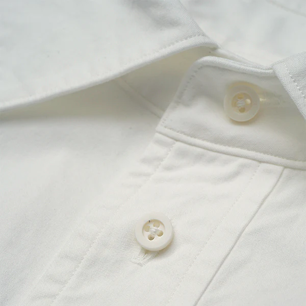 OX'ED SILVER / ENGINEER SHIRT COTTON PIN OX / OFF WHITE - Image 9
