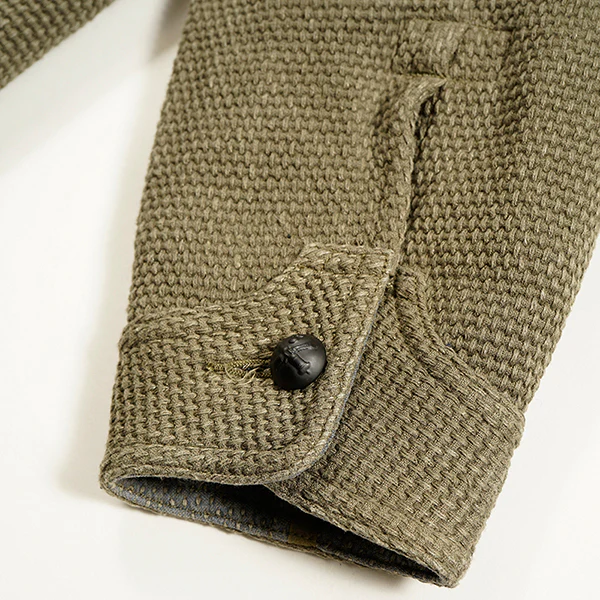 OX'ED SILVER / FIREMAN BAL WORK JACKET / HEMP COTTON - Image 9