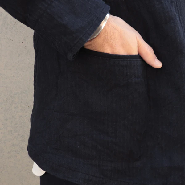 OX'ED SILVER / FIREMAN JACKET HERRINGBONE / INDIGO - Image 17