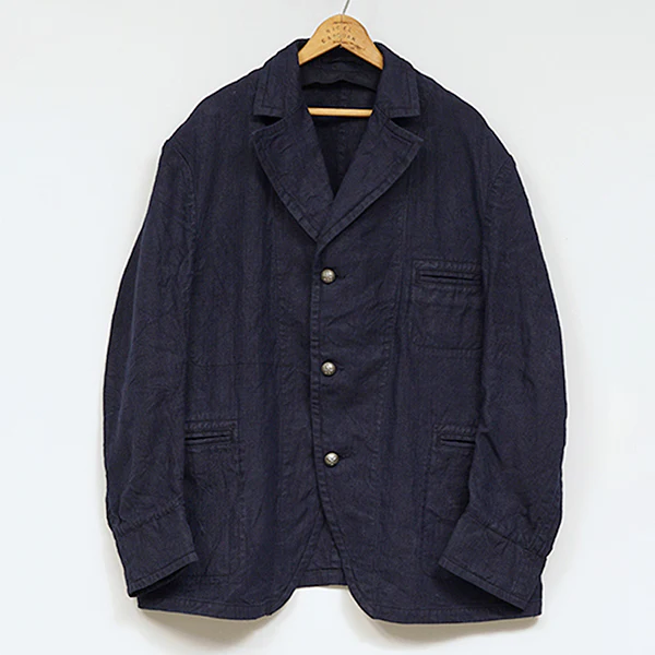 OX'ED SILVER / FIREMAN JACKET HERRINGBONE / INDIGO - Image 2