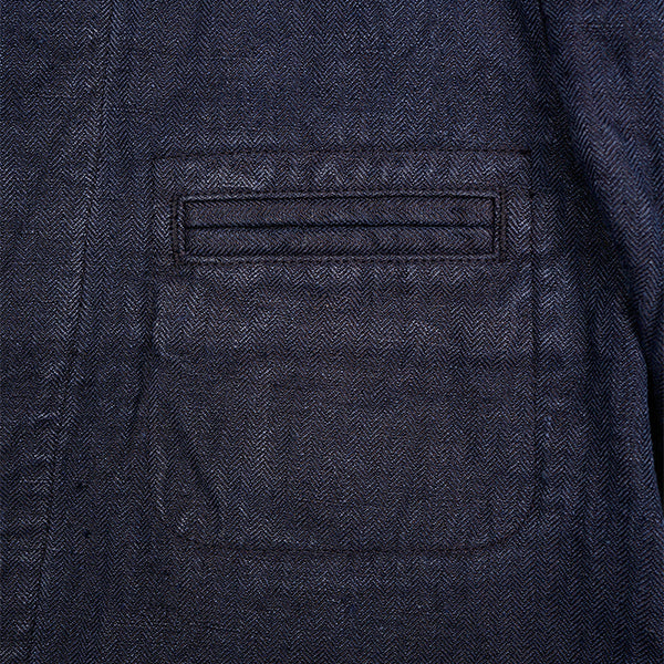 OX'ED SILVER / FIREMAN JACKET HERRINGBONE / INDIGO - Image 5