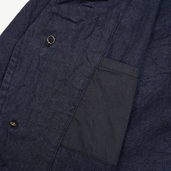 OX'ED SILVER / FIREMAN JACKET HERRINGBONE / INDIGO - Image 8
