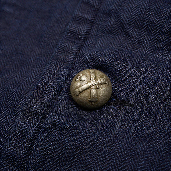 OX'ED SILVER / FIREMAN JACKET HERRINGBONE / INDIGO - Image 9
