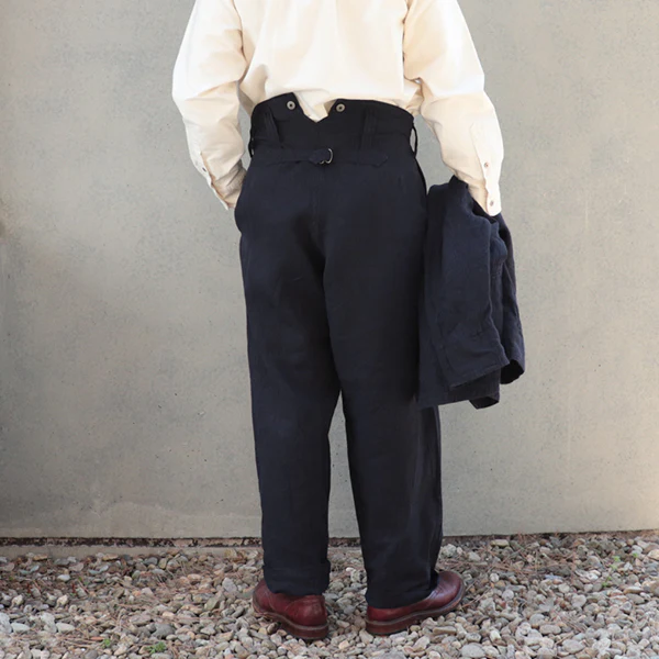 OX'ED SILVER / FIREMAN PANT HERRINGBONE / INDIGO - Image 11