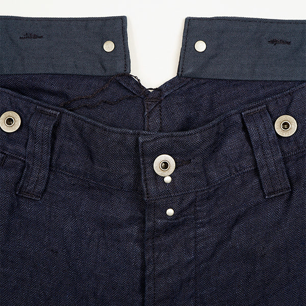 OX'ED SILVER / FIREMAN PANT HERRINGBONE / INDIGO - Image 4