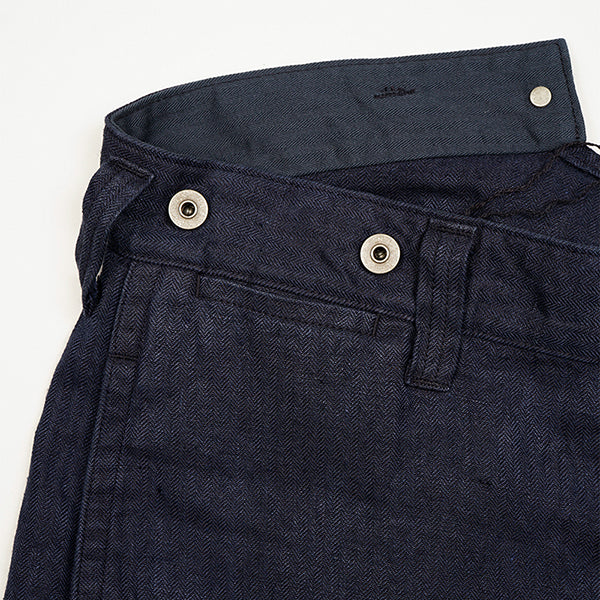 OX'ED SILVER / FIREMAN PANT HERRINGBONE / INDIGO - Image 5