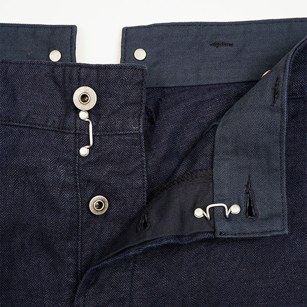 OX'ED SILVER / FIREMAN PANT HERRINGBONE / INDIGO - Image 7