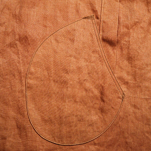 OX'ED SILVER / FISHERMAN COAT KAKISHIBU LINEN / BROWN - Image 7